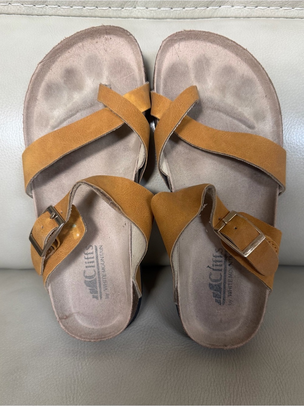 Cliffs by WHITE MOUNTAIN Sandals Mustard 5.5
